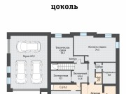 Продажа дома Резиденции Монолит 650 м² Новорижское шоссе - Цоколь - plan_c
