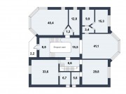 Аренда дома Лесной простор-3 735 м² Рублево-Успенское шоссе - 2 этаж - plan_2
