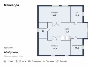 Продажа дома Абабурово 770 м² Минское шоссе - Мансарда - plan_m