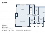 Продажа дома Синергия 250 м² Калужское шоссе - 1 этаж - plan_1