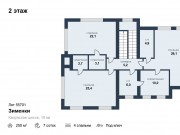 Продажа дома Синергия 250 м² Калужское шоссе - 2 этаж - plan_2