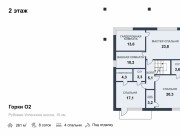 Продажа дома Горки О2 261 м² Рублево-Успенское шоссе - 2 этаж - plan_2