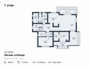 Продажа дома Лесная слобода 230 м² Киевское шоссе - 1 этаж - plan_1