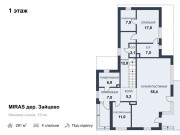 Продажа дома Miras 356 м² Минское шоссе - 1 этаж - plan_1