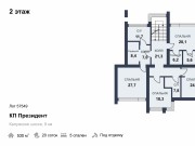 Продажа дома Президент 530 м² Калужское шоссе - 2 этаж - plan_2